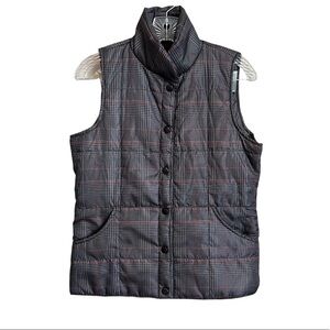 Izod Plaid Design Quilted Puffer‎ Vest